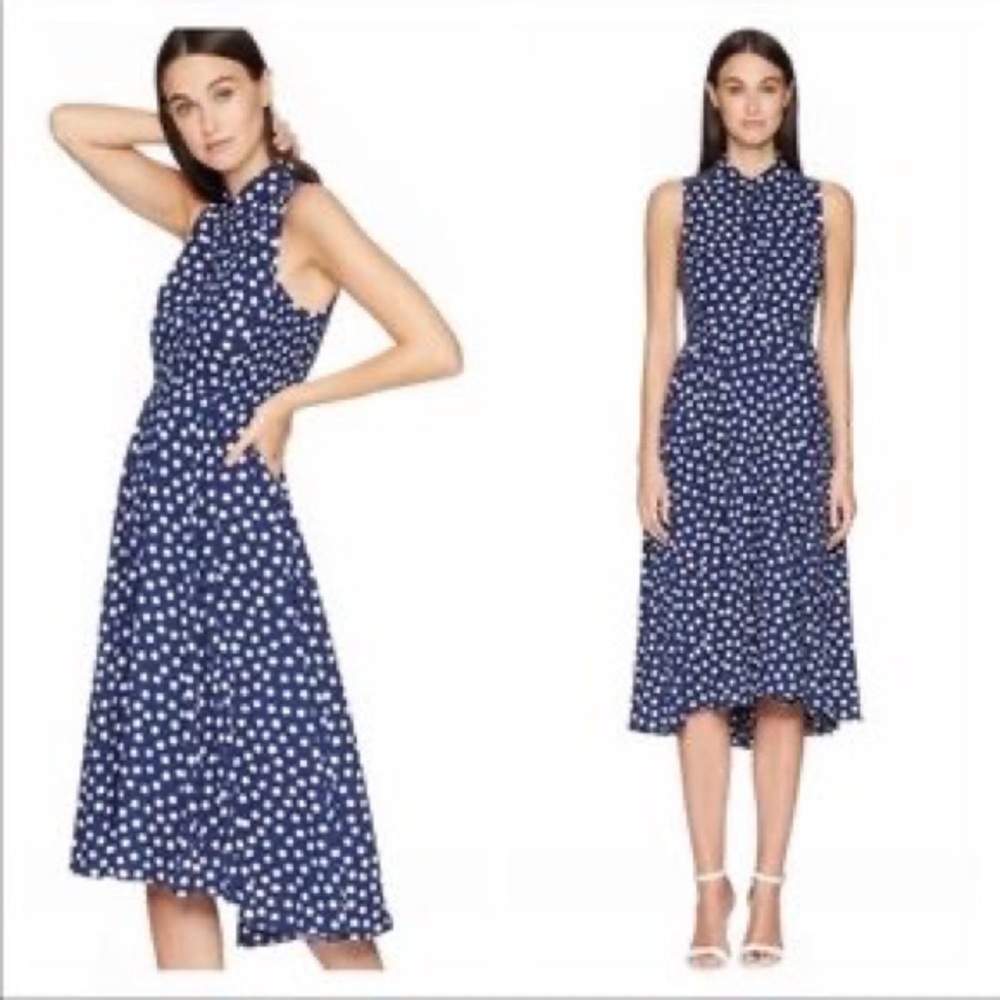 Kate Spade cloud dot midi dress